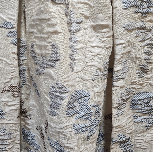 Tory Burch Jacquard Cloque Dahlia Ivory Gown Dress Formal - Picture 4 of 11